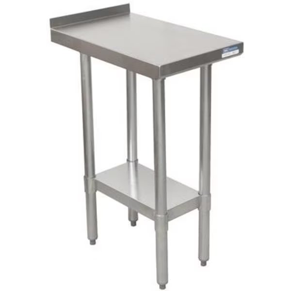 Stainless Steel Filler Table With Undershelf, 1 1/2